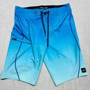NWOT O'Neill Hyperfreak Heat Seam‎ Fade 21 Boardshort Swim Shorts Trunks Mens 30